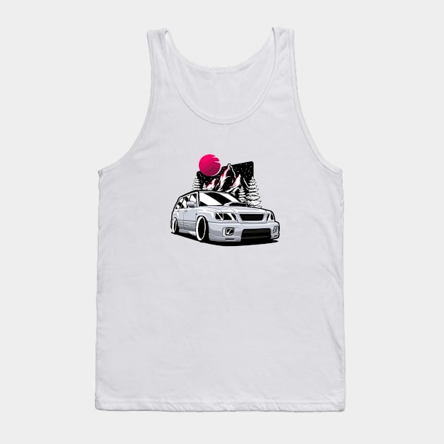 Silver Forester STI Tank Top by KaroCars